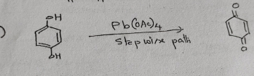 a
Pb(OAc)_4
stepwine path o 
bH