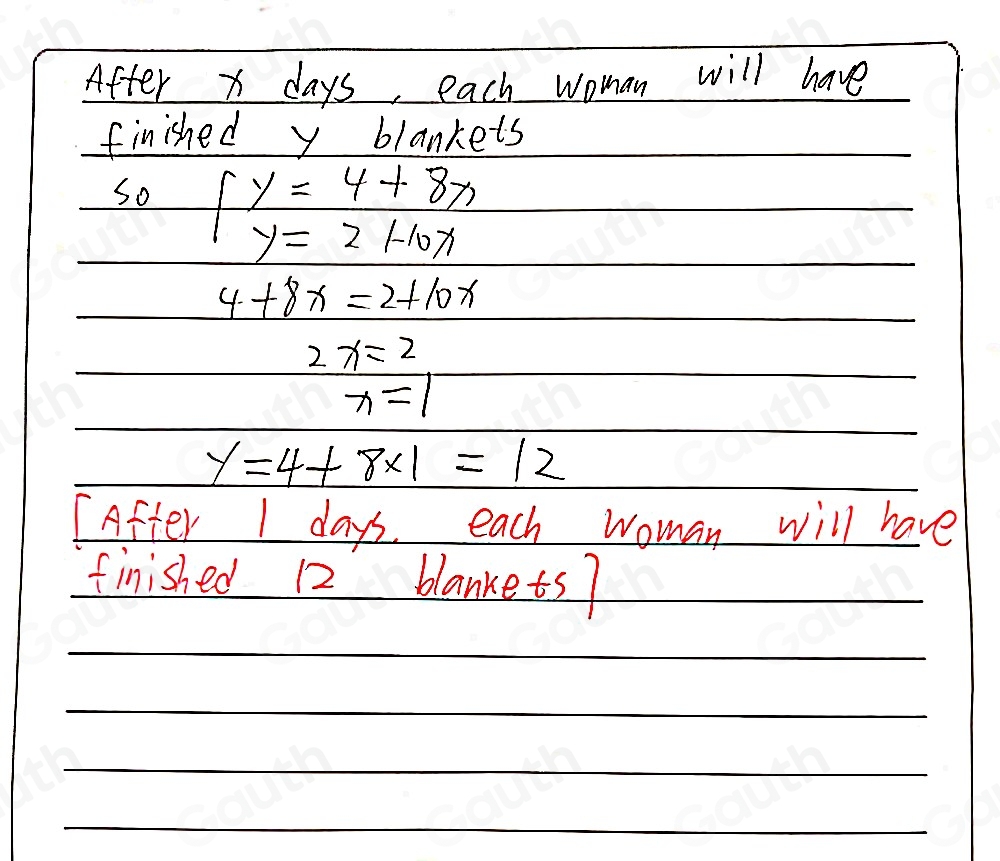 Solved: Write a system of equations to describe the situation below ...
