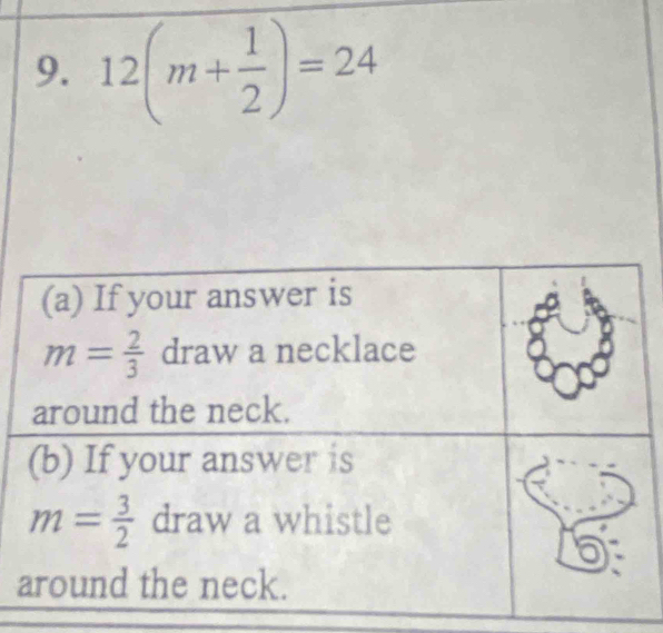 12(m+ 1/2 )=24