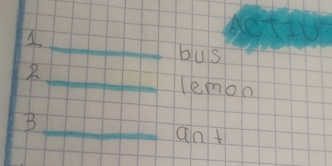 bus 
_lemon 
B 
_ant