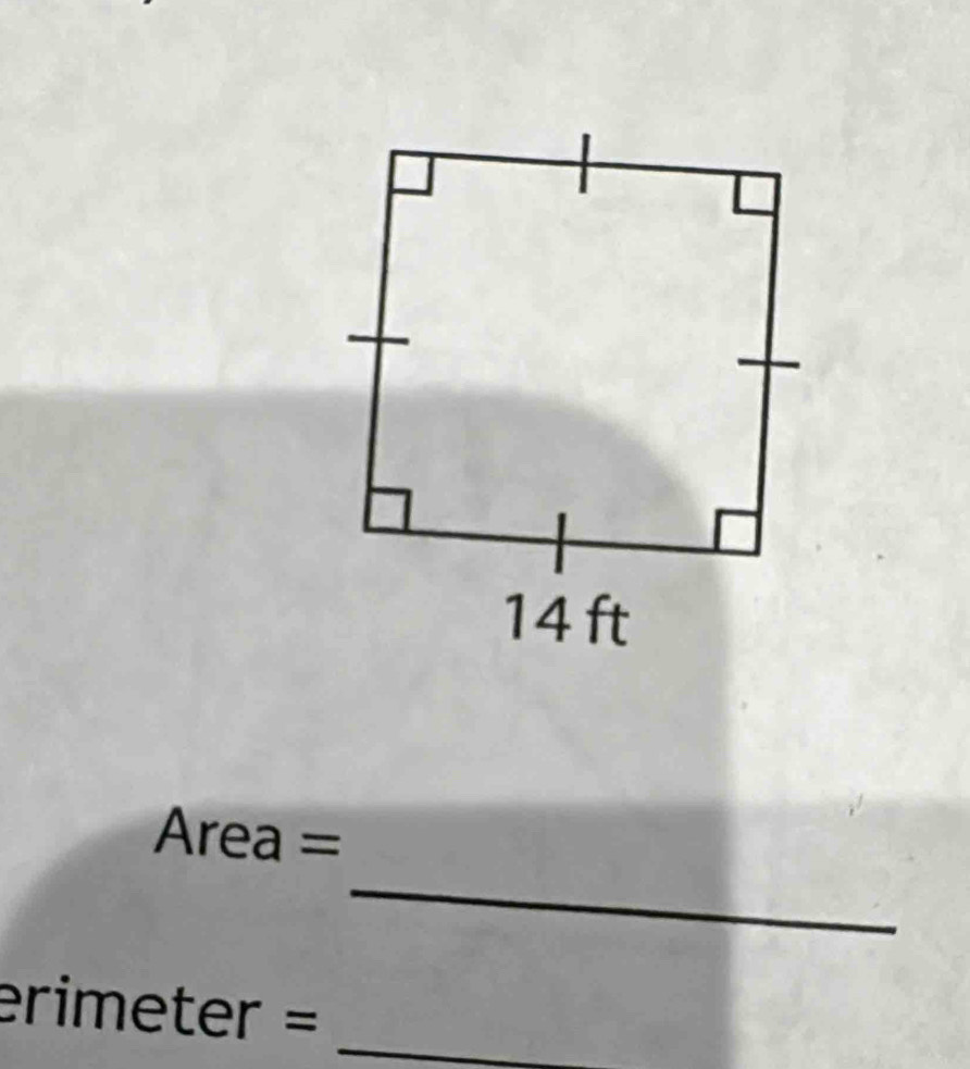 Area =
_
erimeter =