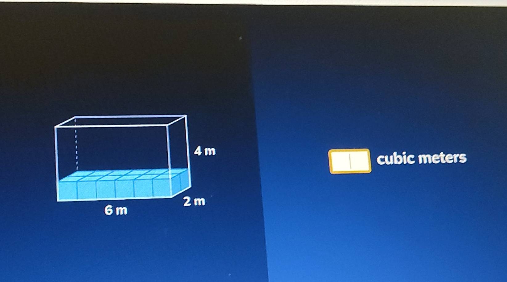 □ | cubic meters