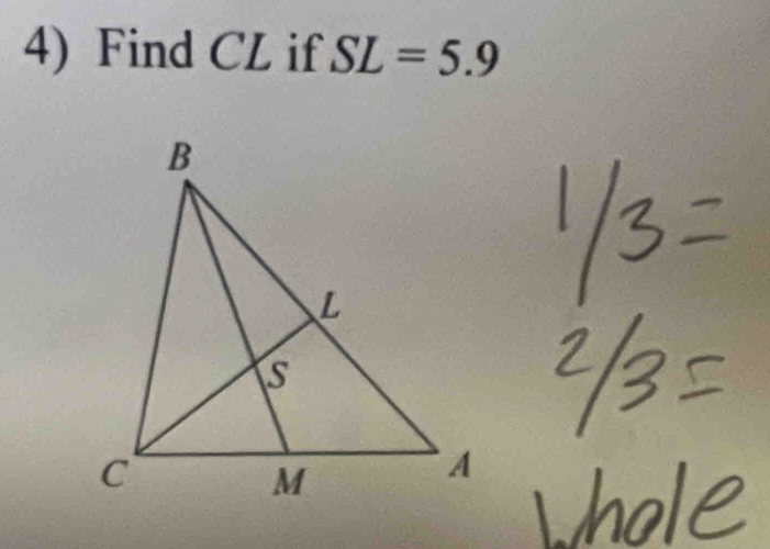 Find CL if SL=5.9