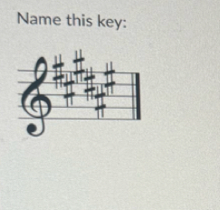 Name this key: