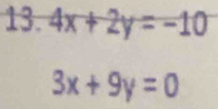 3x+9y=0