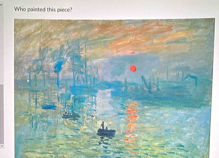 Who painted this piece?