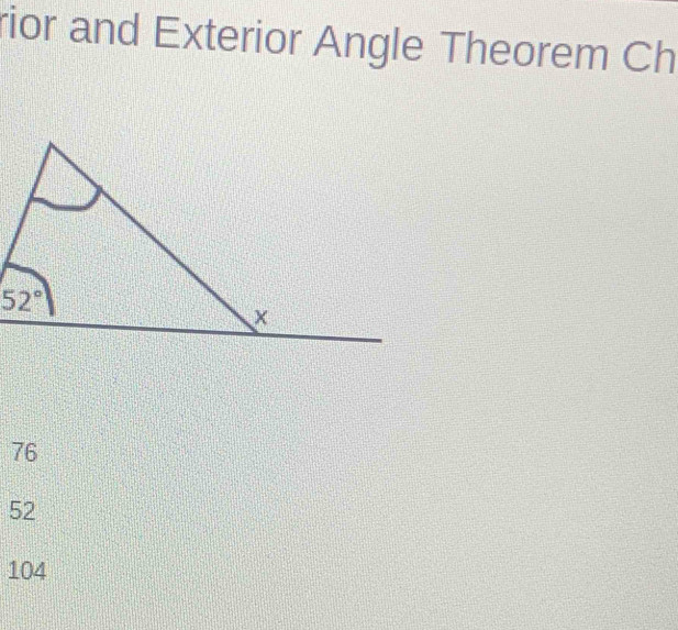 rior and Exterior Angle Theorem Ch
76
52
104