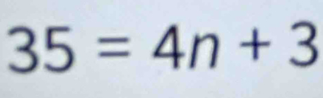 35=4n+3