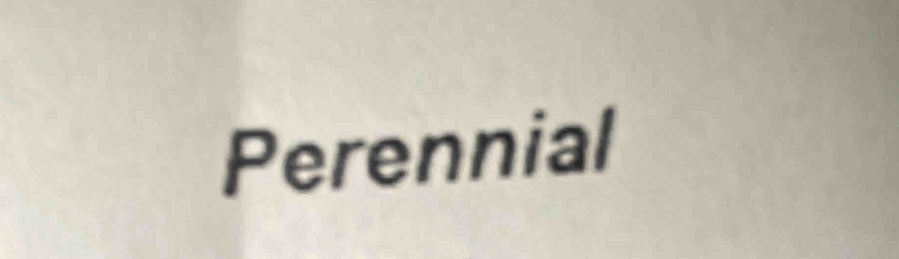 Perennial