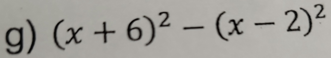 (x+6)^2-(x-2)^2