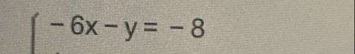 -6x-y=-8