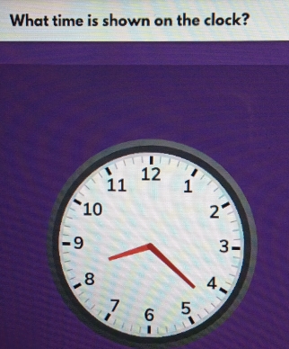 What time is shown on the clock?