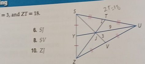 ing
=3 ,and ZT=18. 
6. SJ
8. SV
10. ZJ