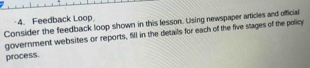 Solved: Feedback Loop Consider the feedback loop shown in this lesson ...