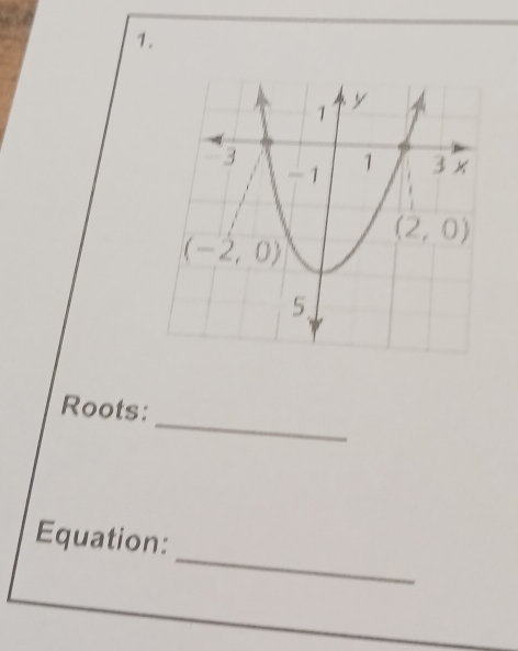 Roots:
_
Equation: