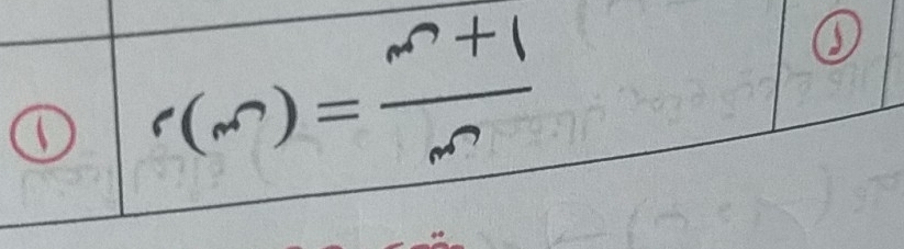 r(m)= (m^2+1)/m^2 