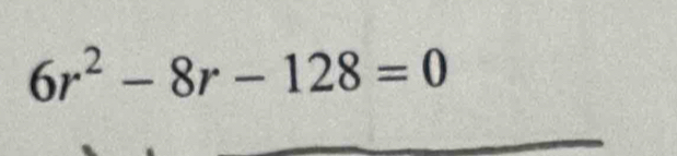 6r^2-8r-128=0