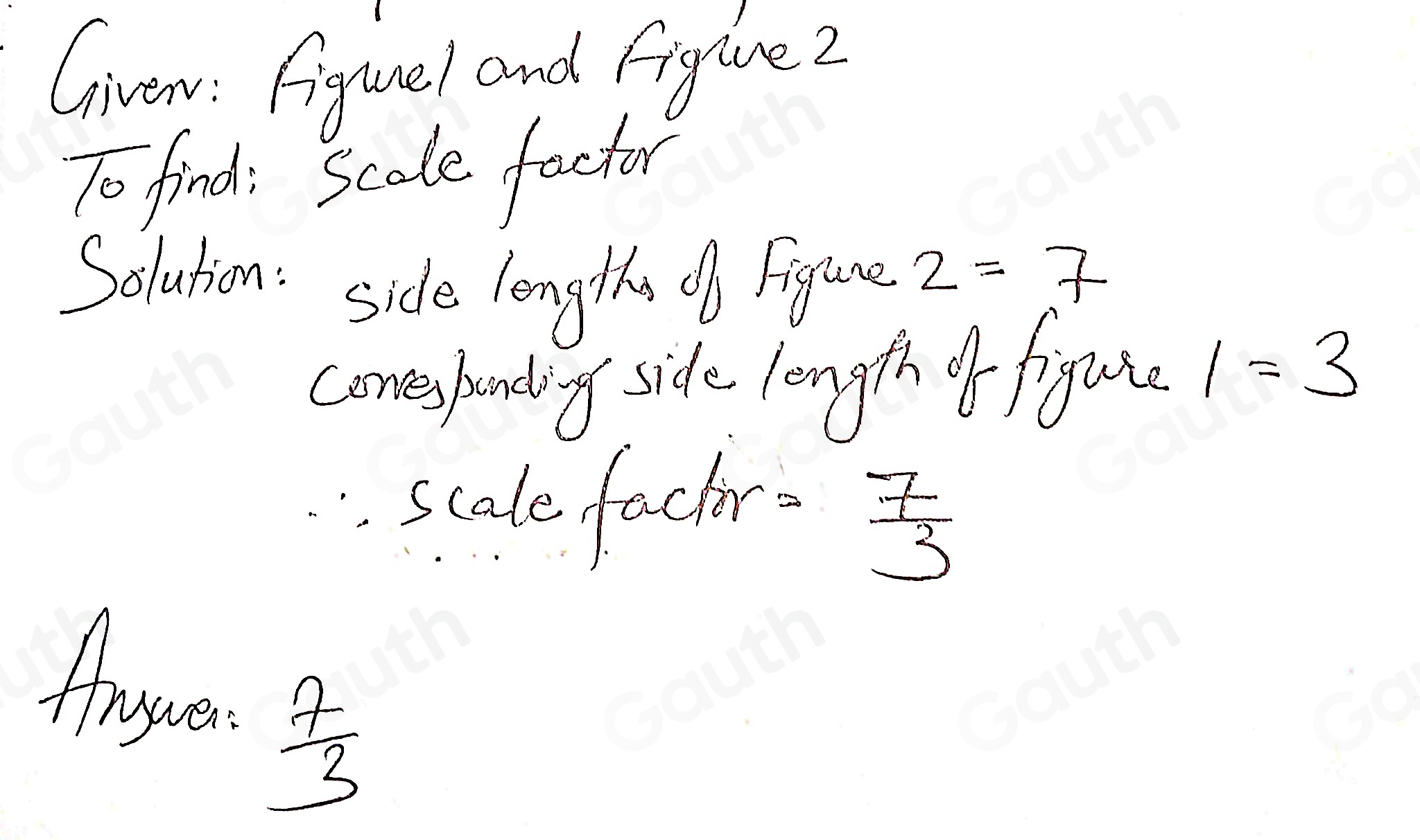 Solved: (Scale Factor LC) Figure 1 and figure 2 are right triangles ...