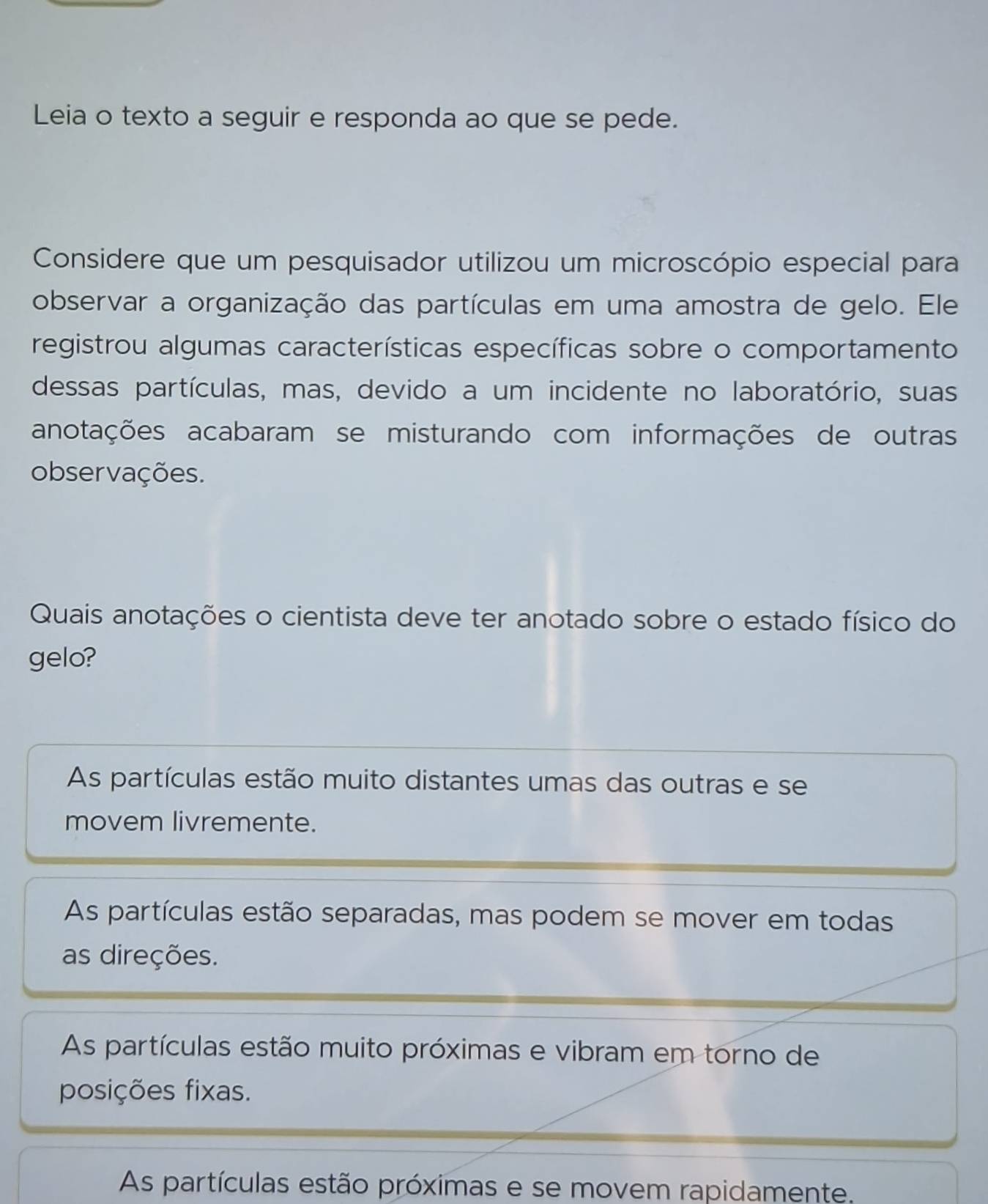 Resolvido:Leia o texto a seguir e responda ao que se pede. Considere ...