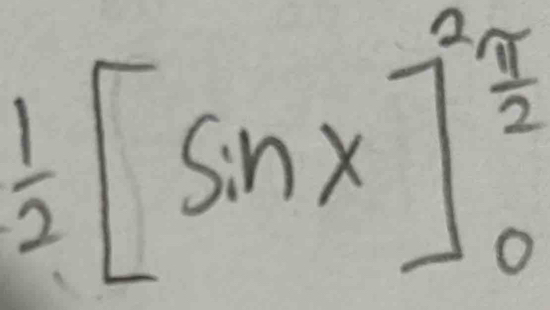 frac 12[sin x]_x^(2π)2_0