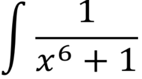 ∈t  1/x^6+1 