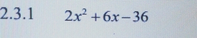 2x^2+6x-36