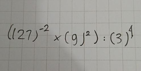 (127)^-2* (9)^2):(3)^4