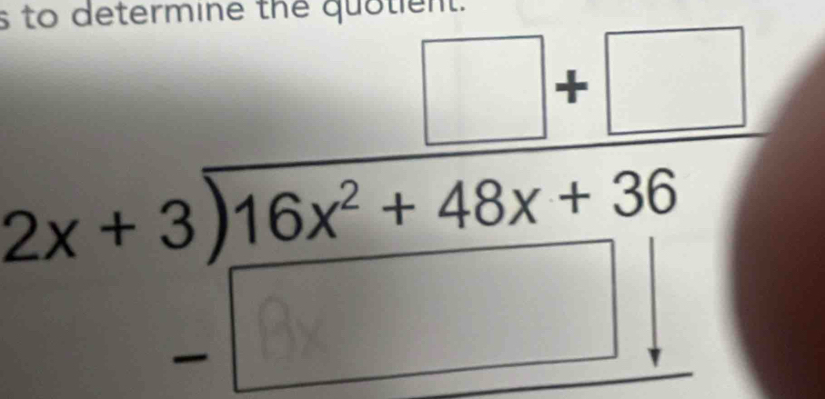 2x+3sqrt(frac 16x^2+48x+36)□ 