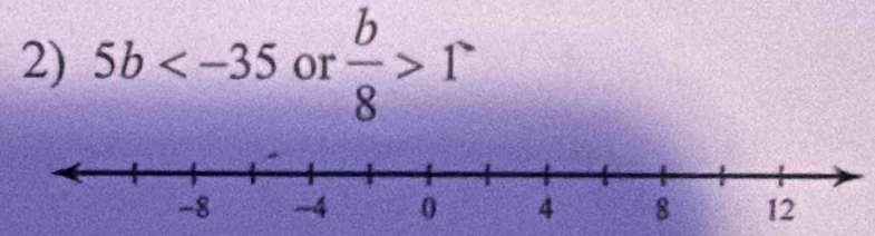 5b or  b/8 >T