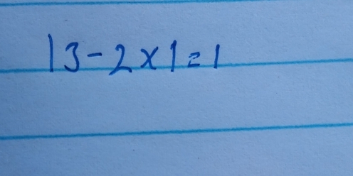 |3-2x|=1