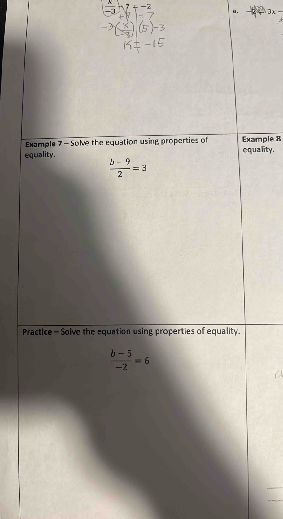  k/-3  7=-2
a. 3x-
mple 8
ality.
P