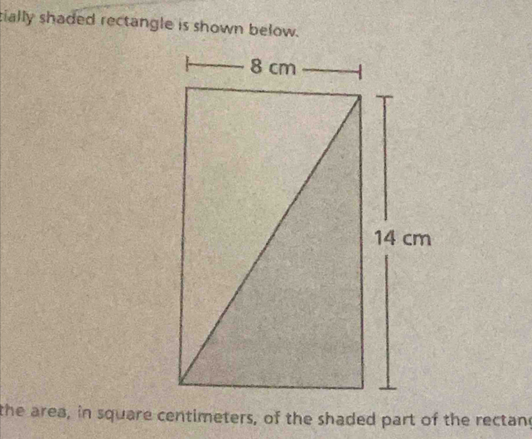 tially shaded rectangle is shown below.