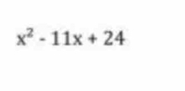 x^2-11x+24