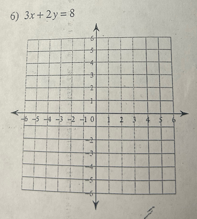 3x+2y=8