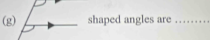 shaped angles are_