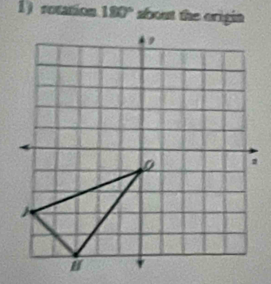 sotation 190° about the origin