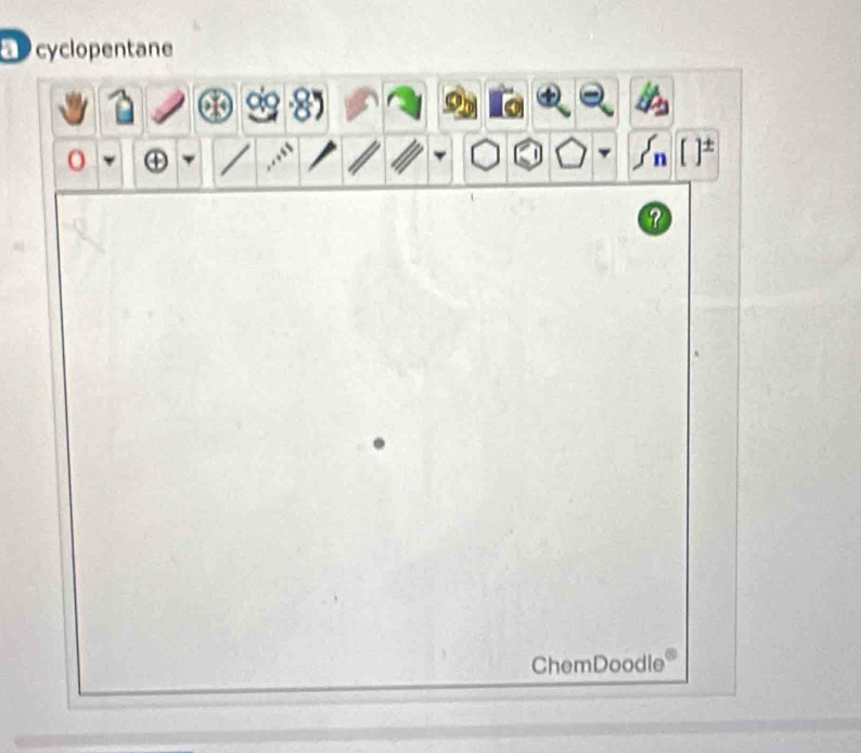 cyclopentane 
ChemDoodle