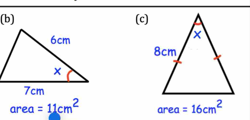 area=11cm^2