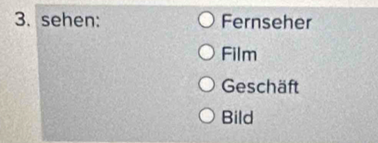 sehen: Fernseher 
Film 
Geschäft 
Bild