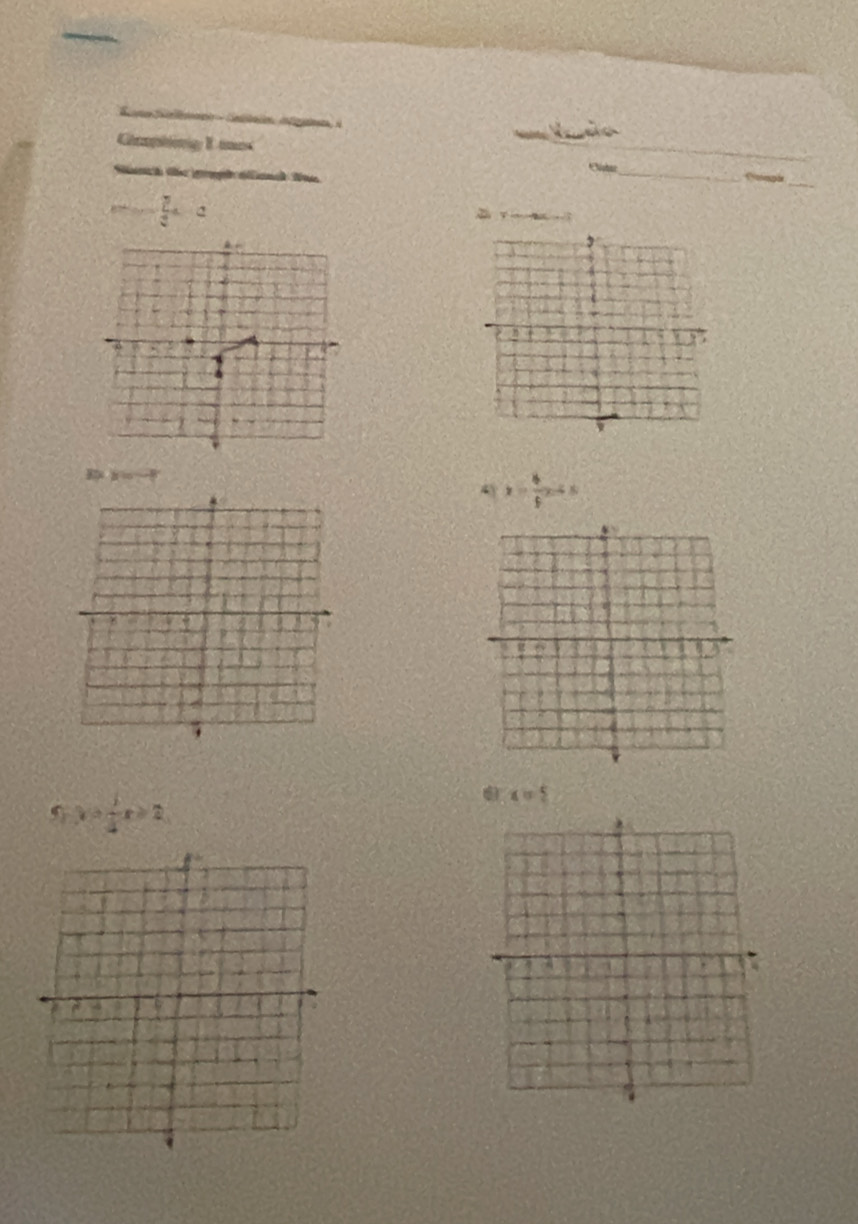  7/2 
4 y= 6/5 x+5
y= 1/4 x≥slant 2
6 x=5