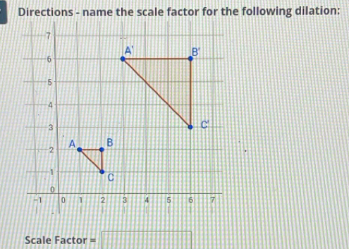 Scale Factor =□