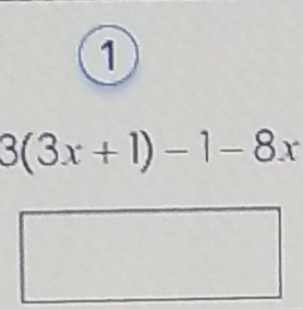 1
3(3x+1)-1-8x