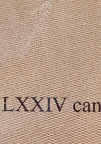 LXXIV 1 a can