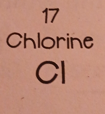 17
Chlorine 
Cl