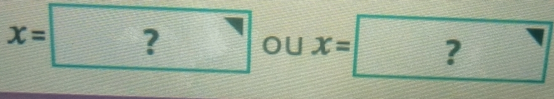 x=□ ox=boxed ?