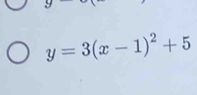 y=3(x-1)^2+5