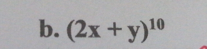 (2x+y)^10