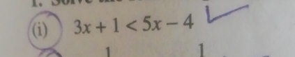 3x+1<5x-4</tex> 
1