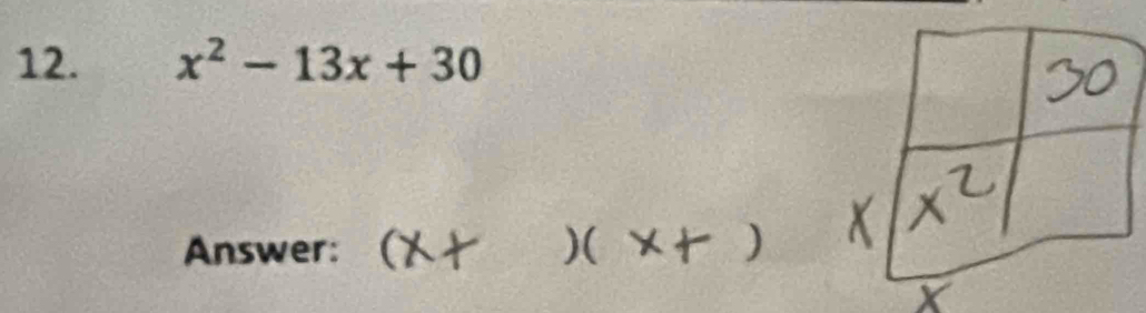 x^2-13x+30
Answer: