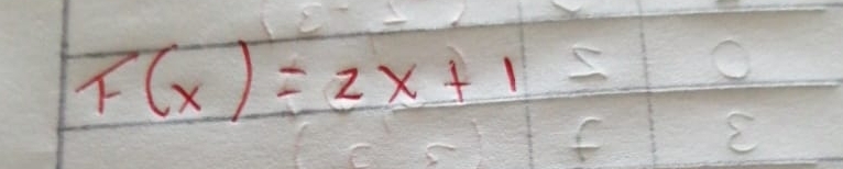 F(x)=2x+1